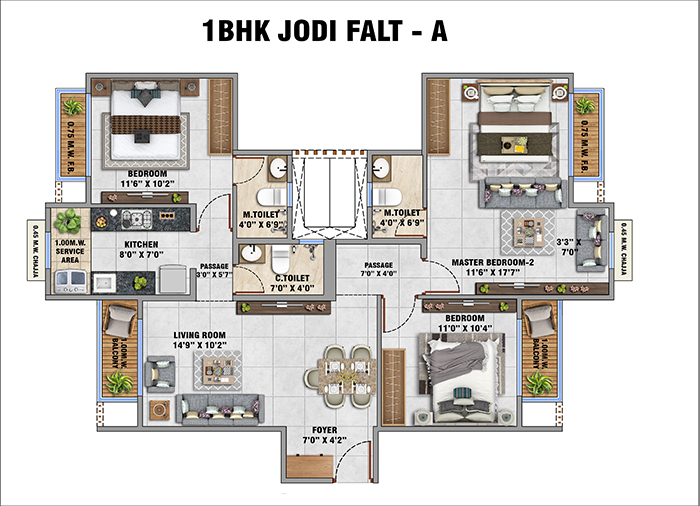 Karamchand Greens Masterplan Snippet 2